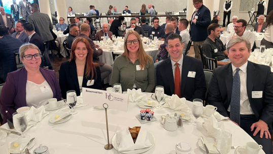 Sarah Vida, Katy Penick, Susan Hunt, Ian McNeill, and Justin Futch 2024 AGC Houston Advocacy Breakfast
