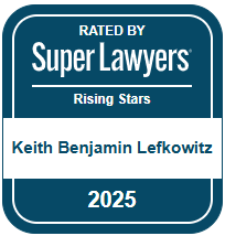 Keith Lefkowitz's Super Lawyers’ Rising Stars badge