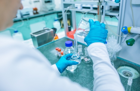 Production or manufacture of medicines and drugs in the pharmaceutical company, pharmacy concept