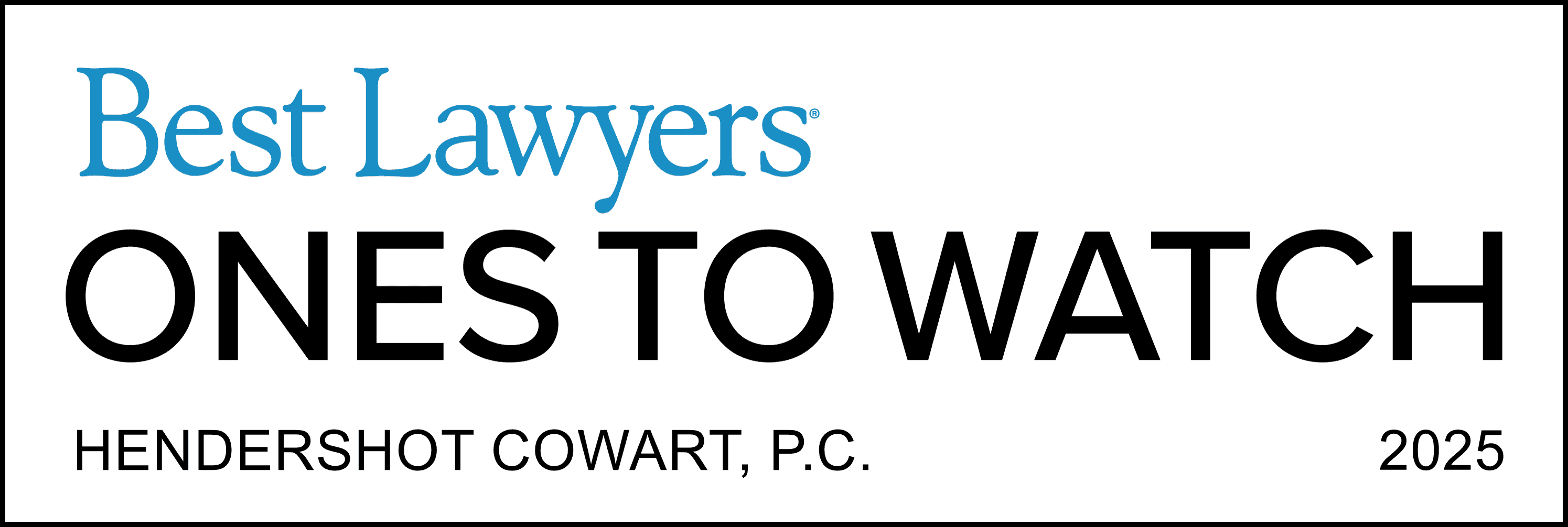 Best Lawyers One to Watch - 2025